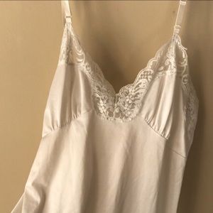vintage white slip dress